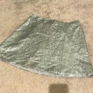 Sequin skirt , zips in the back